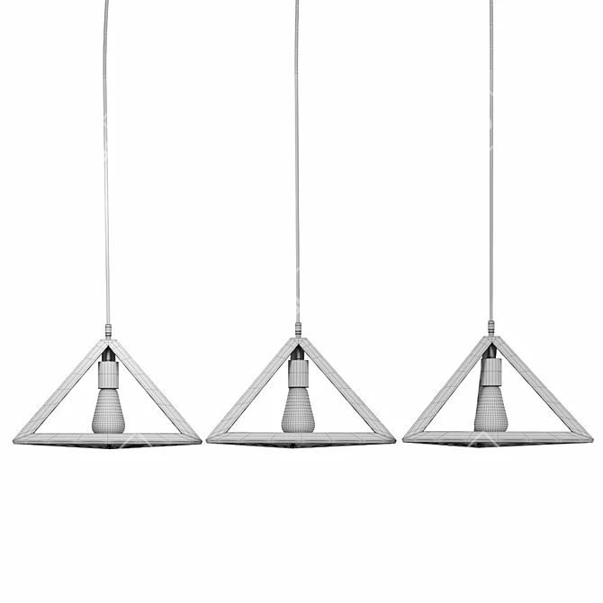 Merriam Light Geometric Kitchen Pendant 3D model image 3