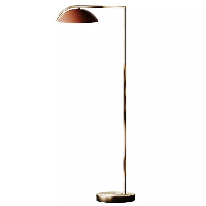 Elegant Belgrave Globe Floor Lamp 3D model image 1