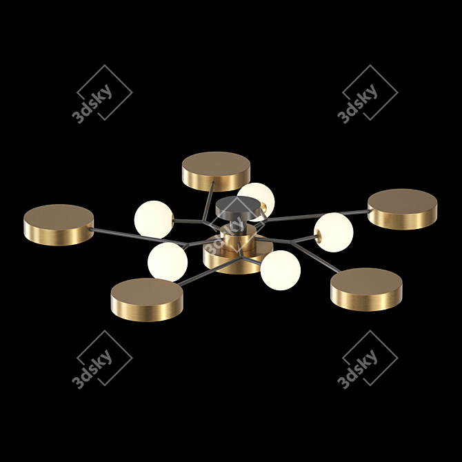 MARTA 11 LED Ceiling Chandelier 3D model image 2