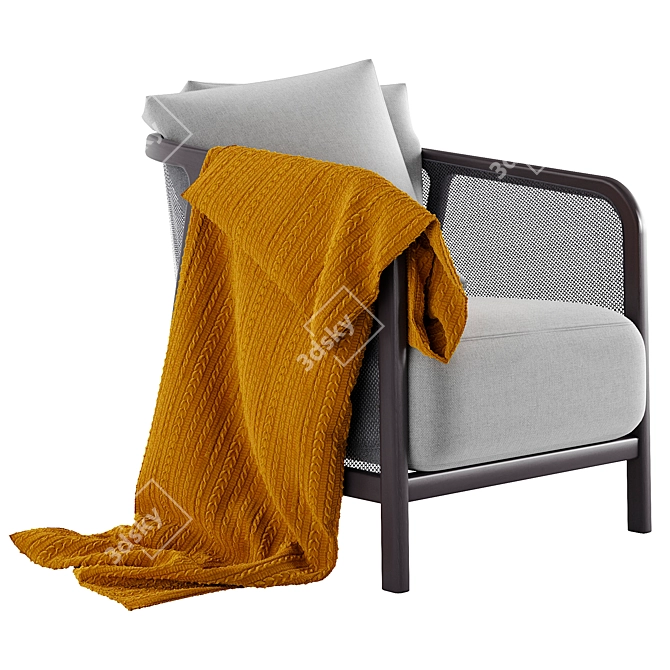 Tosca 2015 Armchair in Millimetres 3D model image 2