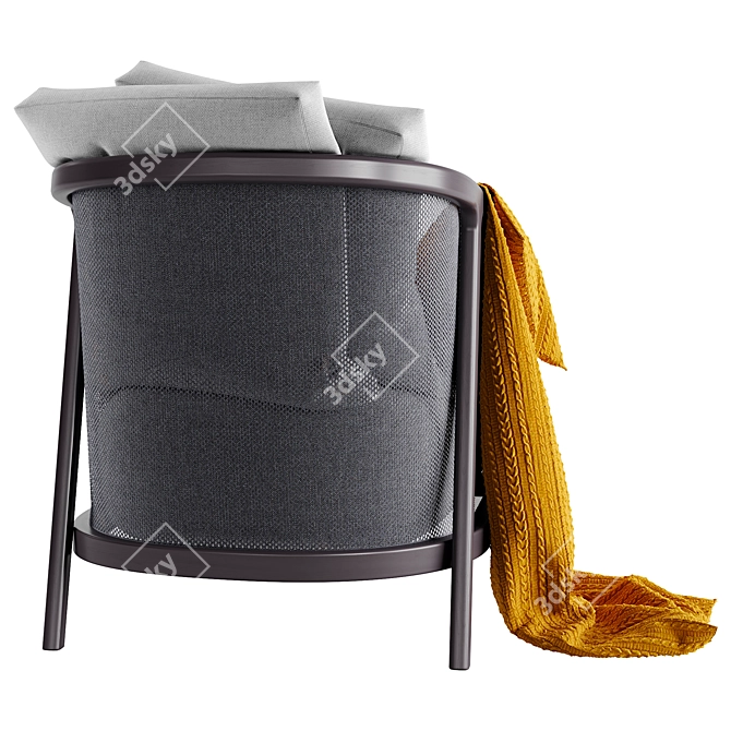 Tosca 2015 Armchair in Millimetres 3D model image 4