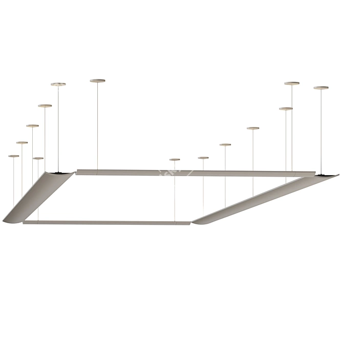  Minimalist Pendant Light Set 3D model image 5