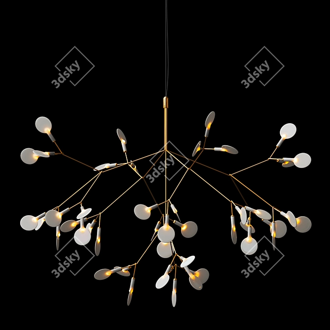  Heracleum III Pendant Light Fixture 3D model image 2