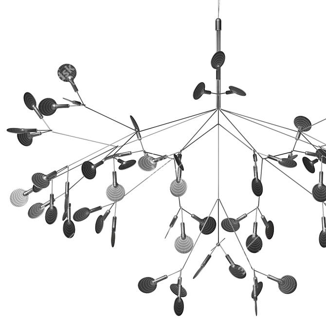  Heracleum III Pendant Light Fixture 3D model image 3
