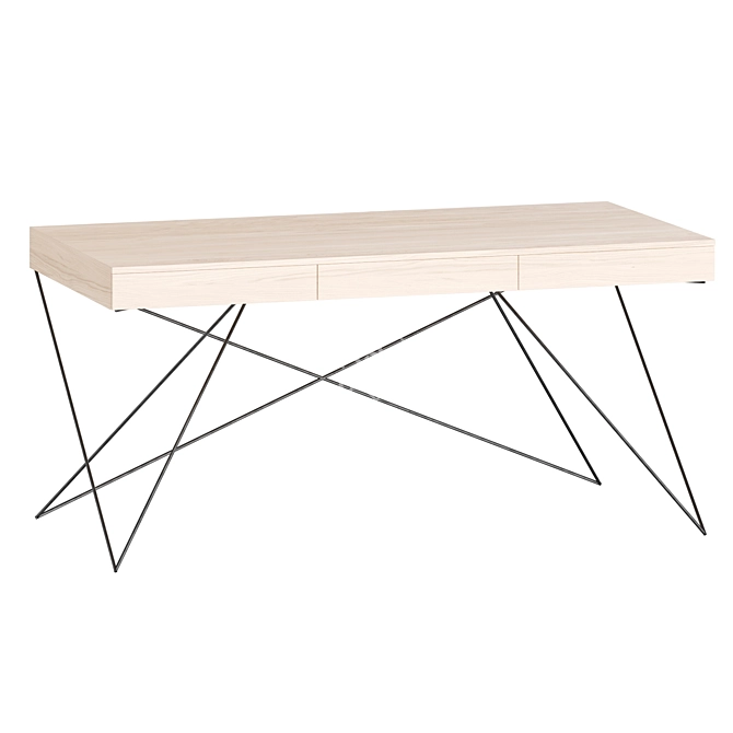 Sleek Plywood Table byfurniture 3D model image 3