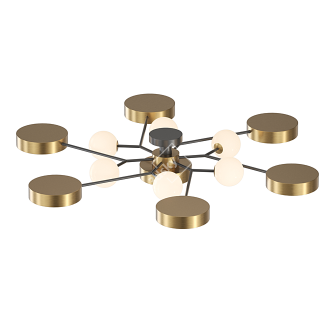 MARTA 13 LED Ceiling Chandelier 3D model image 2