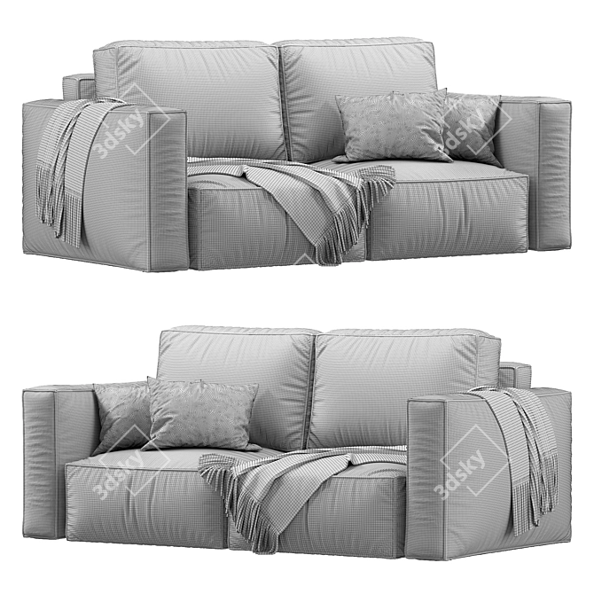 Abi Happy Grafit Loft Sofa 3D model image 4