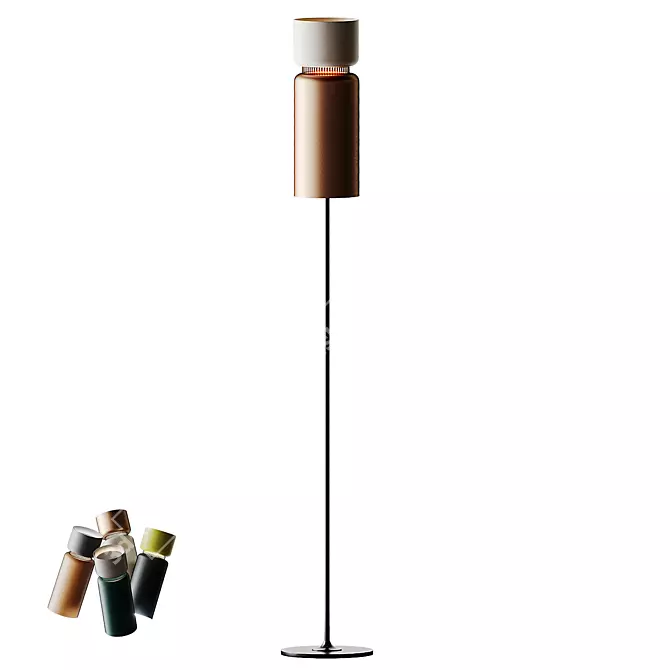 ASPEN F Floor Lamp Assortment 3D model image 1