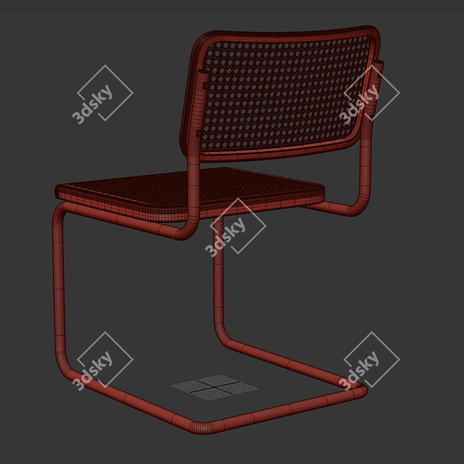 Bauhaus Chair in 3D Max 3D model image 11