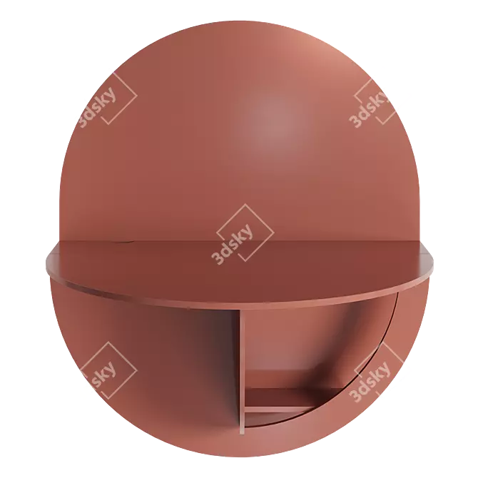 Foldable Wall Table Anzio Redoute 3D model image 4