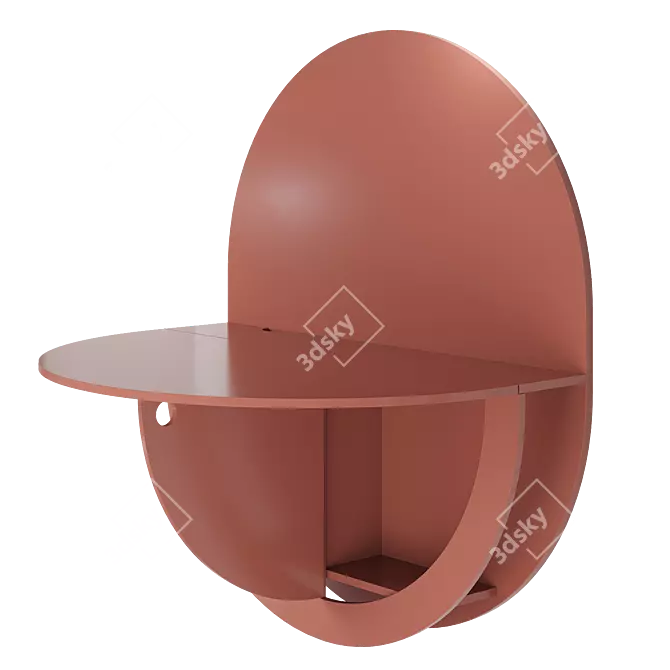 Foldable Wall Table Anzio Redoute 3D model image 5