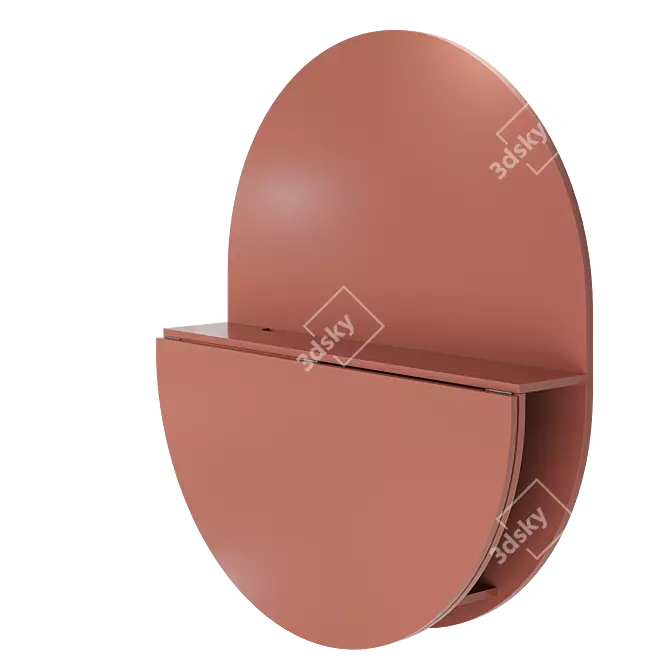 Foldable Wall Table Anzio Redoute 3D model image 6