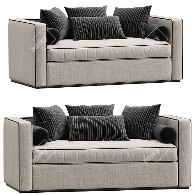 Luxurious Chiara Provasi Mondrian Sofa 3D model image 1