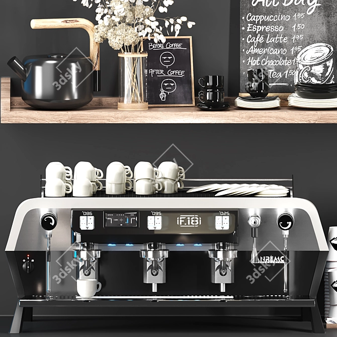 Sanremo Coffee Shop Set: Premium Grinders 3D model image 4