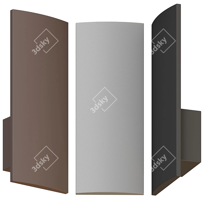 Modern Classic Sonneman Pannelo Sconce 3D model image 1