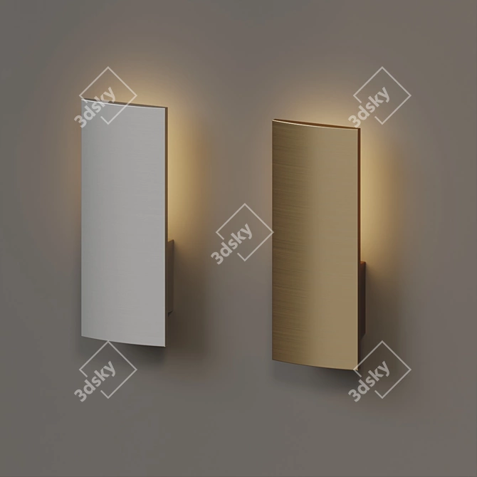 Modern Classic Sonneman Pannelo Sconce 3D model image 2