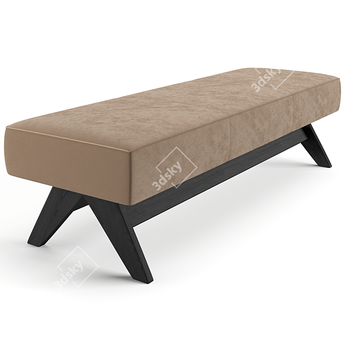 Elegant Dionis Bench by Eichholtz 3D model image 5