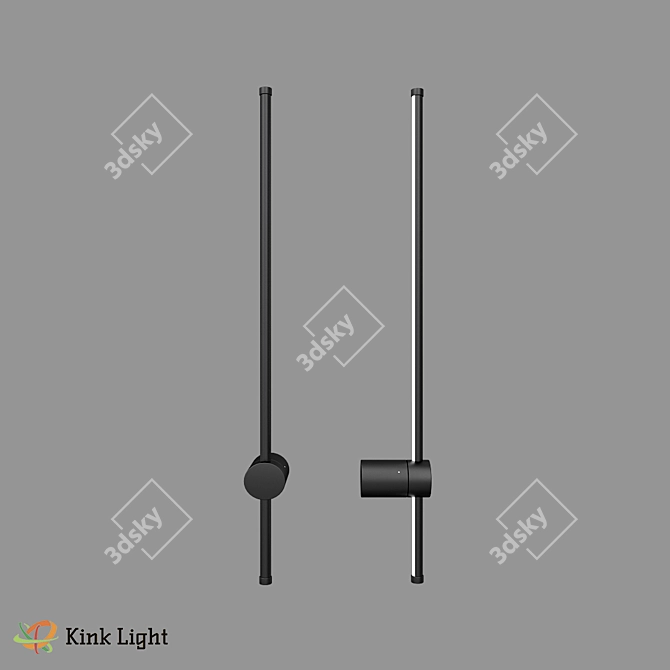 Loki LED Wall Sconce Set 3D model image 3
