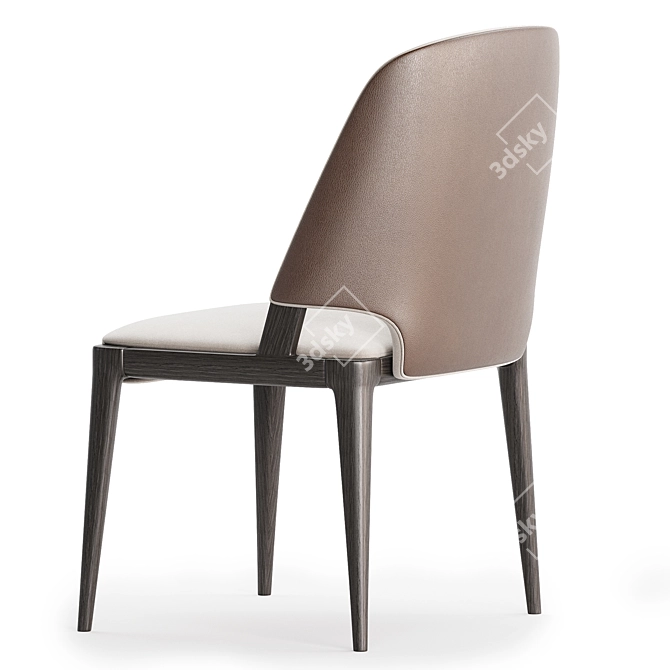 Elegant VELIS 2017 Dining Chair 3D model image 3