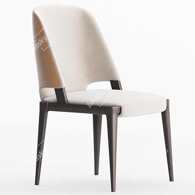 Elegant VELIS 2017 Dining Chair 3D model image 4