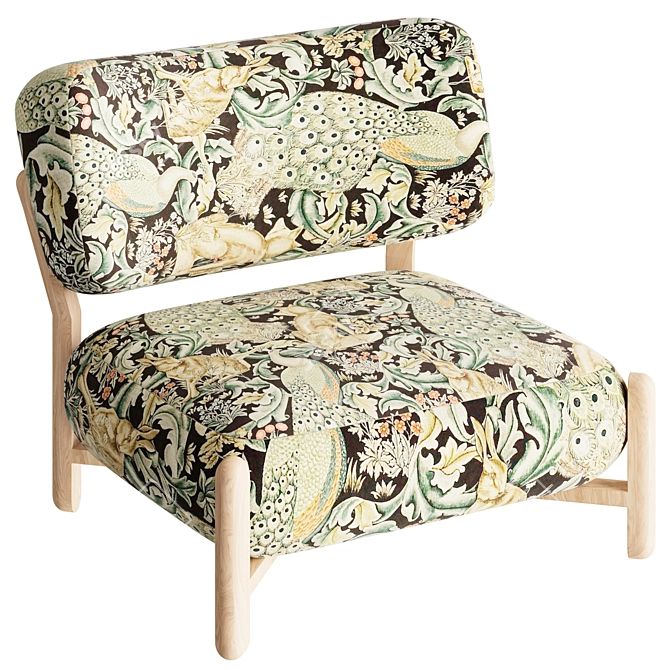 Contemporary FO Armchair ideal for home 3D model image 5