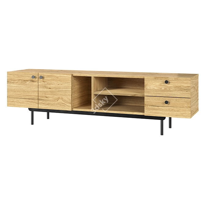 Modern TV Stands Set Skult 3D model image 3