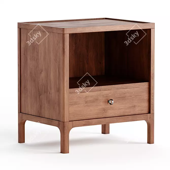 Modern Pinch Joyce Bedside Table 3D model image 2