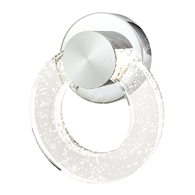 Modern LED Wall Sconce Fixture 3D model image 2