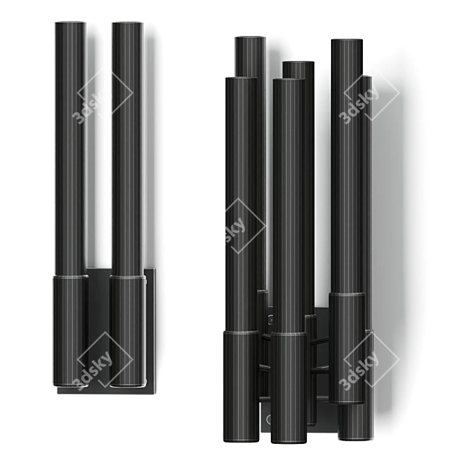 Modern Luxe Wall Lamp 3D model image 3