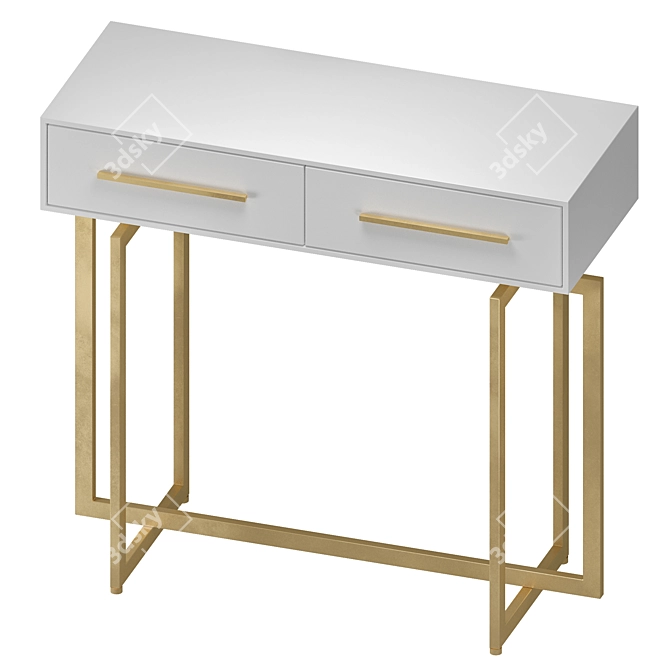 Customizable Console Table Samantha 3D model image 2