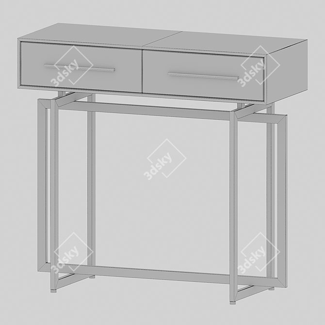 Customizable Console Table Samantha 3D model image 3