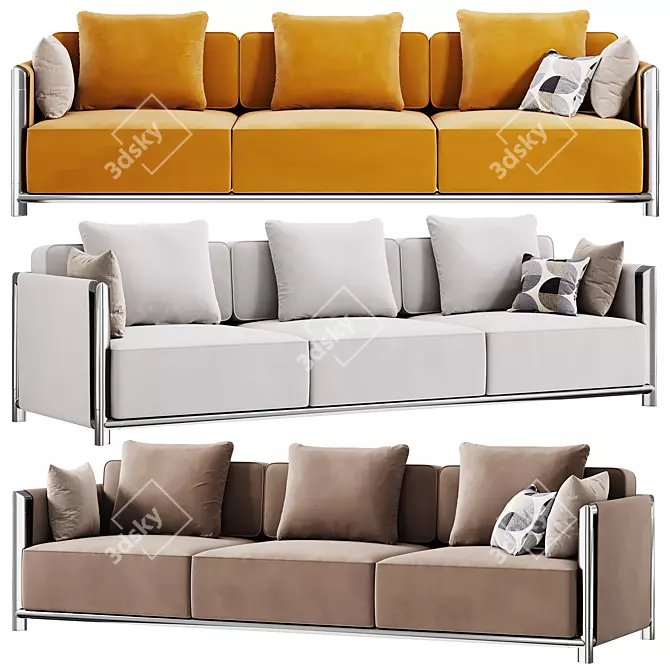 Elegant Dodo Sofa for Modern Spaces 3D model image 1