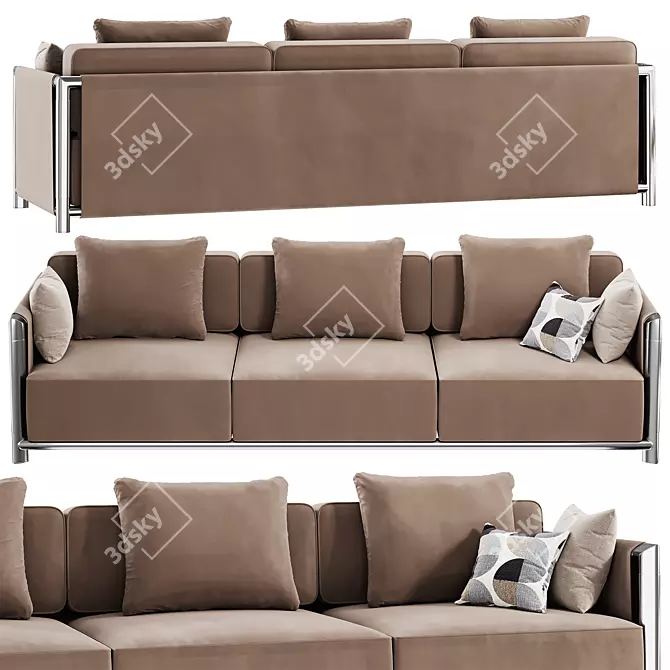 Elegant Dodo Sofa for Modern Spaces 3D model image 2