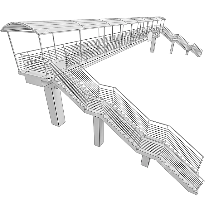 Poly Bridge Kit - PBR 2k 3D model image 4