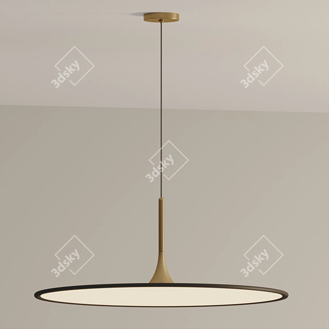Modern Minimalist LED Pendant Light 3D model image 4