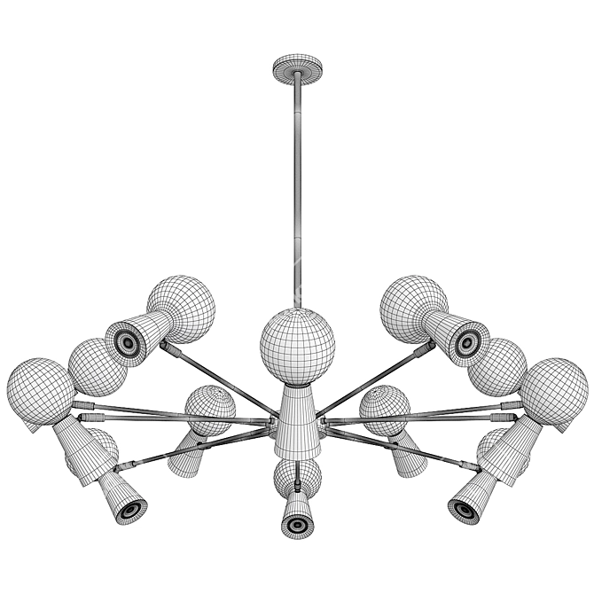 Sleek 2013 Abelina Design Lamp 3D model image 2