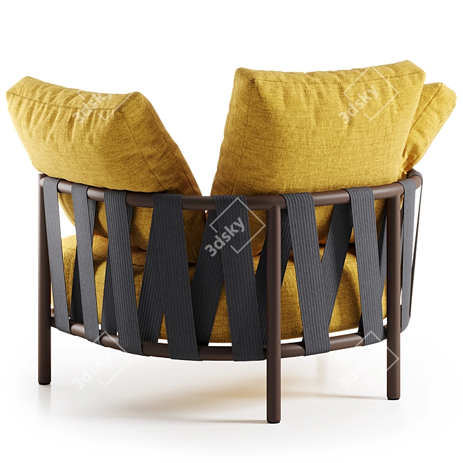 Arketipo Modern Outdoor Seating 3D model image 3