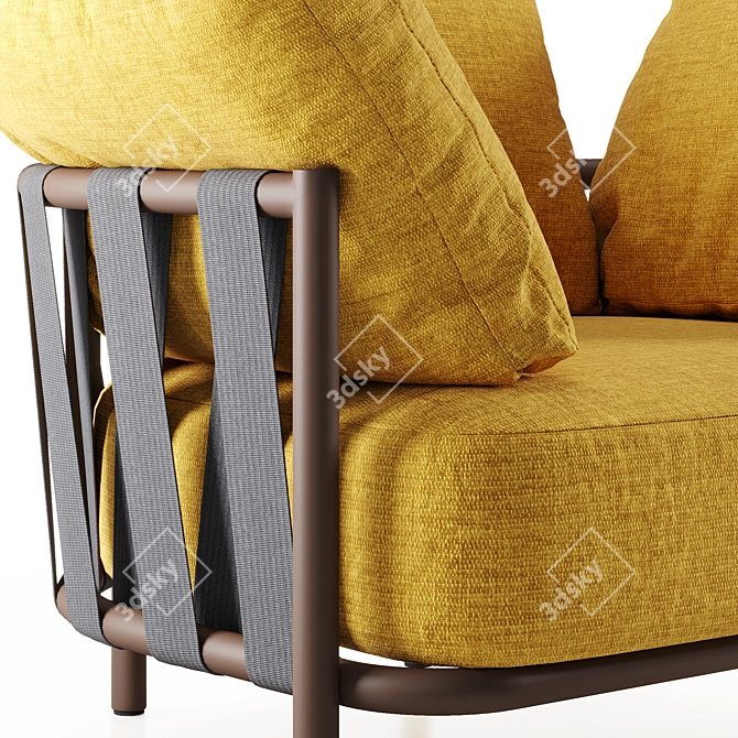 Arketipo Modern Outdoor Seating 3D model image 4
