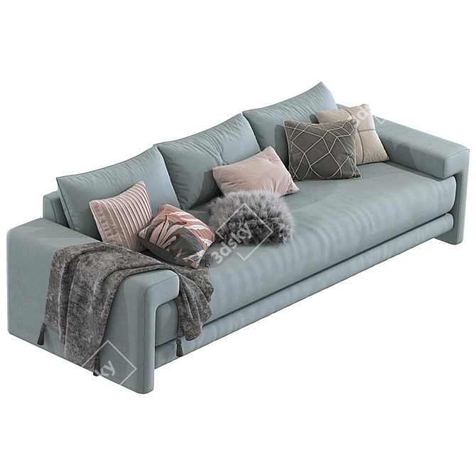 Sleek Camden 8 Sofa Model 3D model image 3