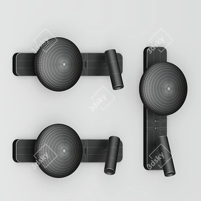 Modern Wall Lamp with Vray 3D model image 3
