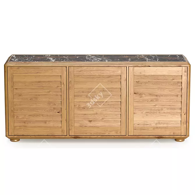 Modern Italian Sideboard Lucia 3D model image 2