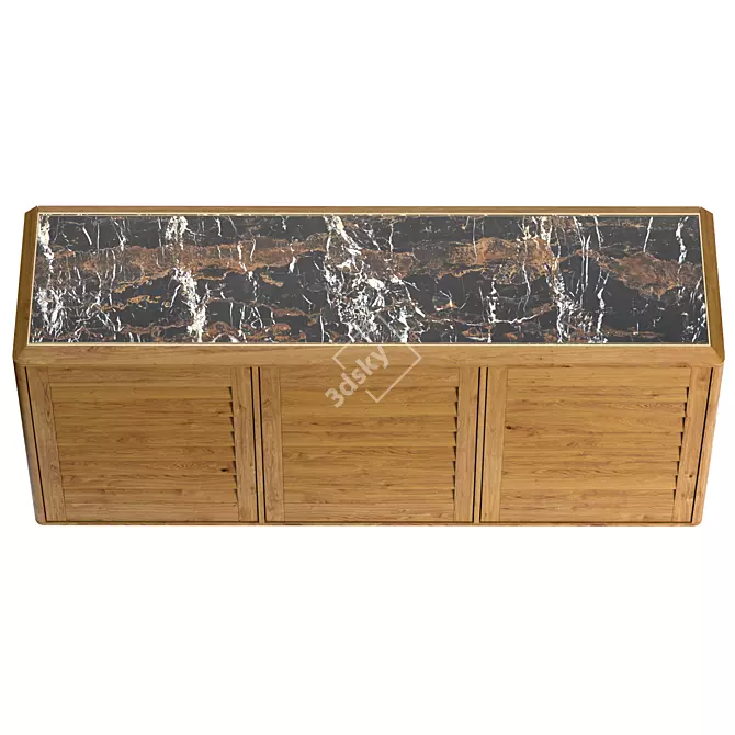 Modern Italian Sideboard Lucia 3D model image 4