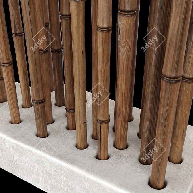 Urban Planter Decor #12 3D model image 3