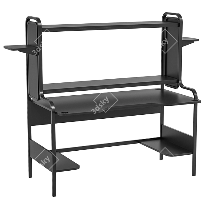 Gamer Desk IKEA FREDDEprintStats 3D model image 1
