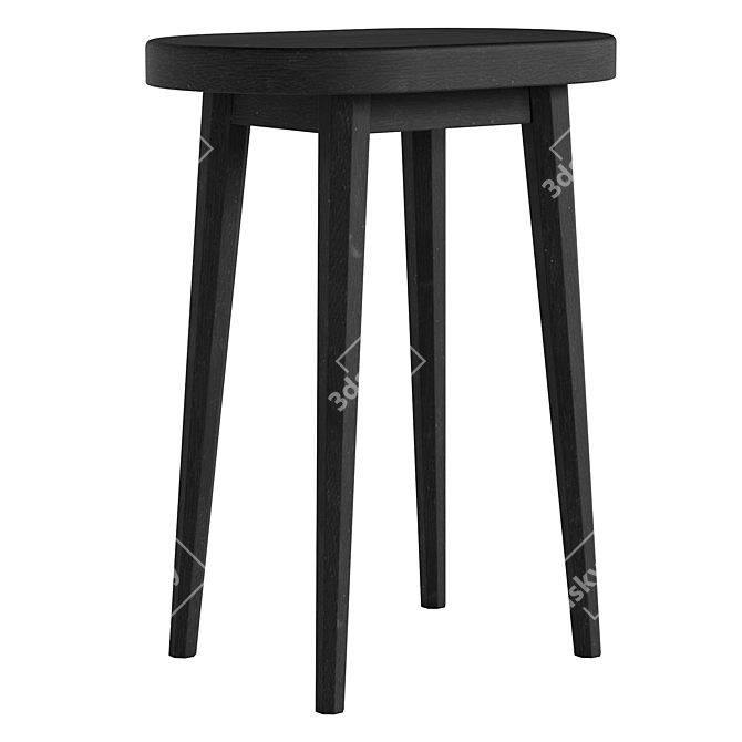 Modern Side Table Billie with XForm 3D model image 2