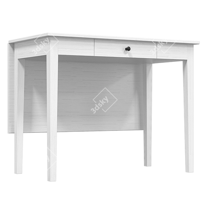 IKEA IDANÄS Folding Desk Table 3D model image 2