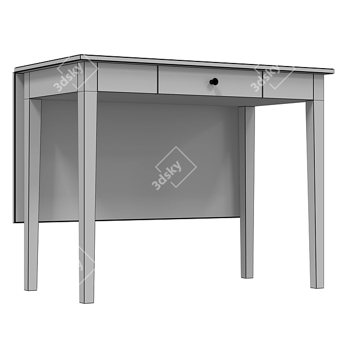 IKEA IDANÄS Folding Desk Table 3D model image 5