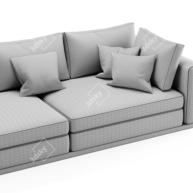 Ana Roque Contemporary Sofa 3D 3D model image 6