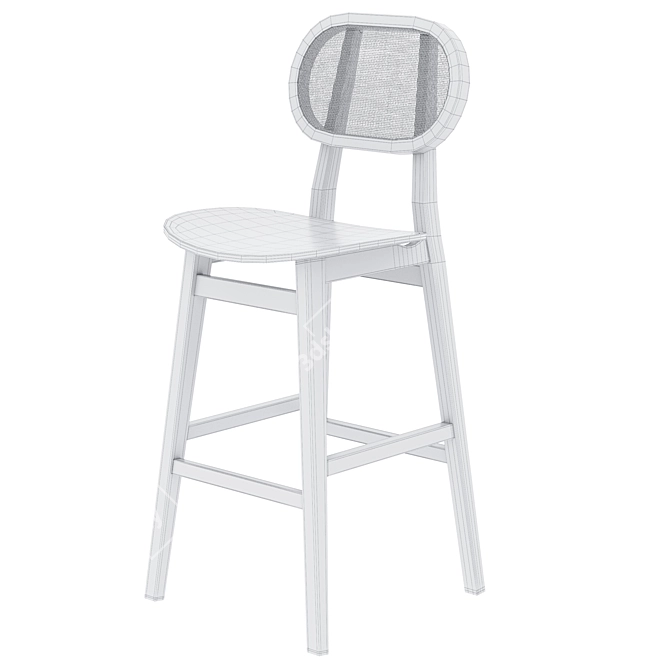 Tanado Half-Bar Stool by Cosmo 3D model image 4