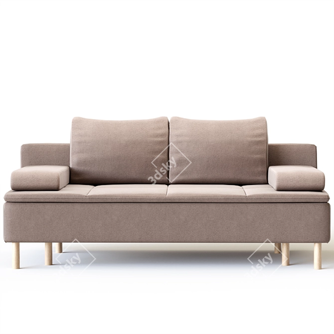 Velvet Lins Colorful Sofa Trend 3D model image 5